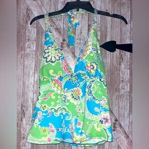 Paisley print tankini
